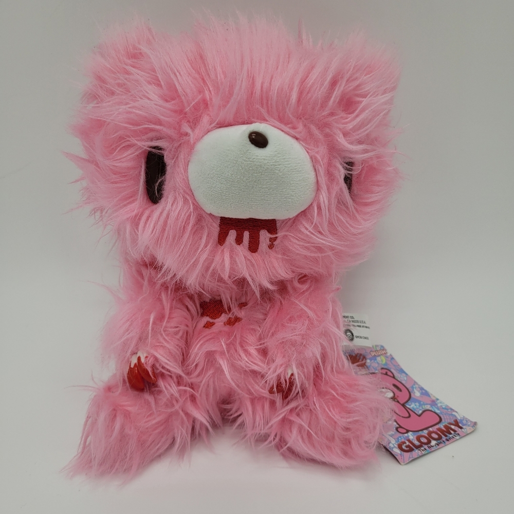 Gloomy Bear Pink Fuzzy Faux Fur Plush Culturefly Naughty Grizzly
